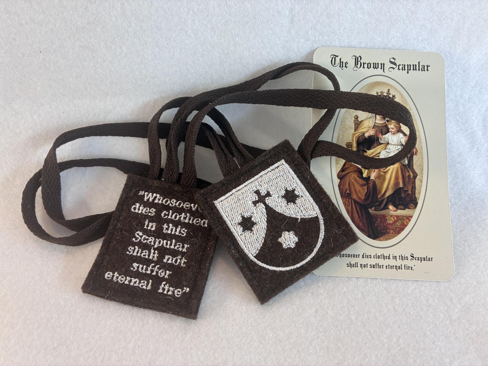 Brown Scapular by Divine Rosaries