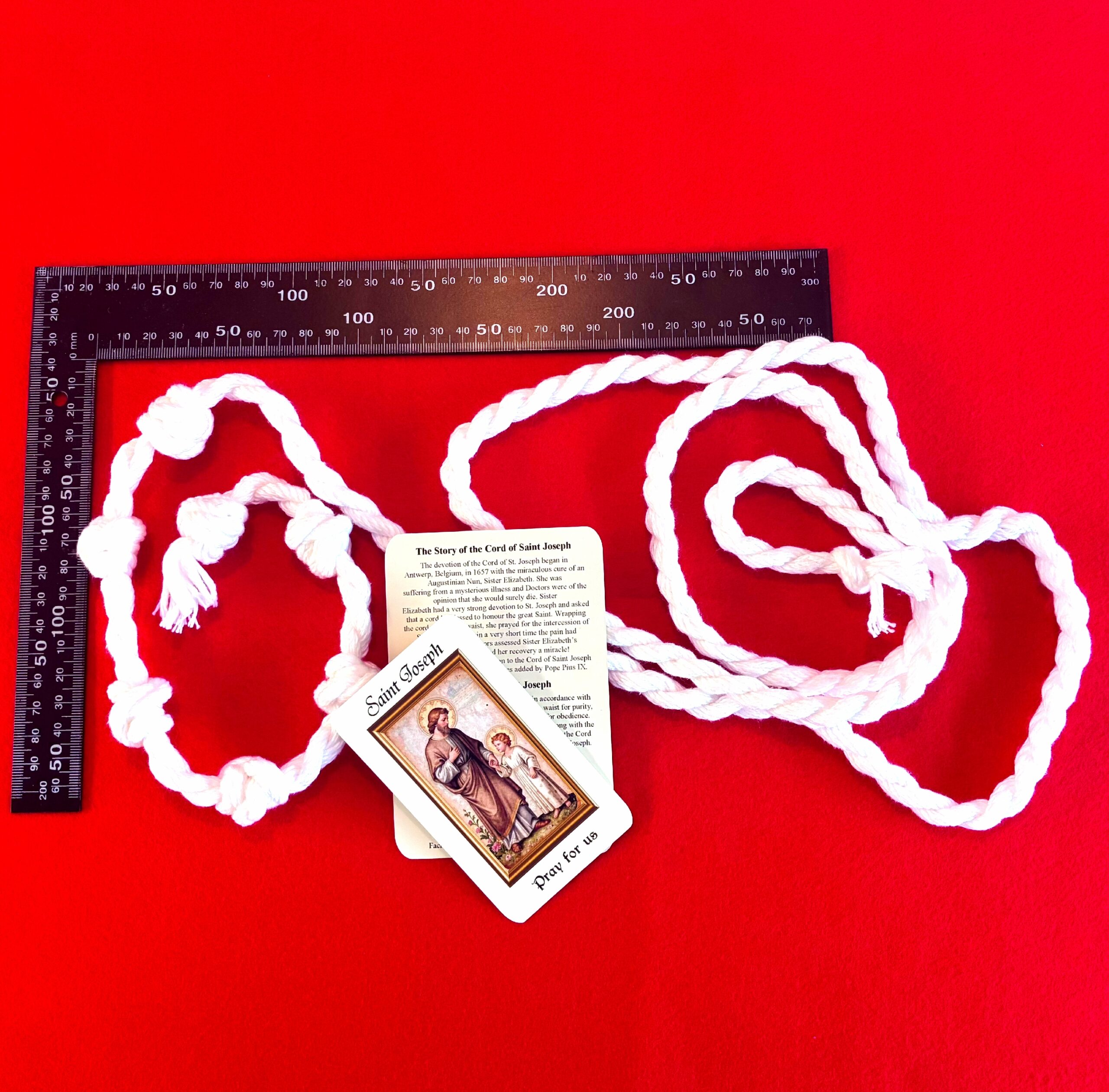 St Joseph Knotted Cord Belt