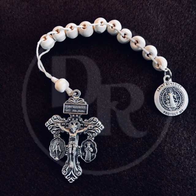 Rosary with crucifix and medals