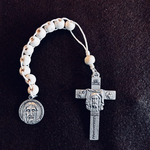 Rosary with crucifix and medal